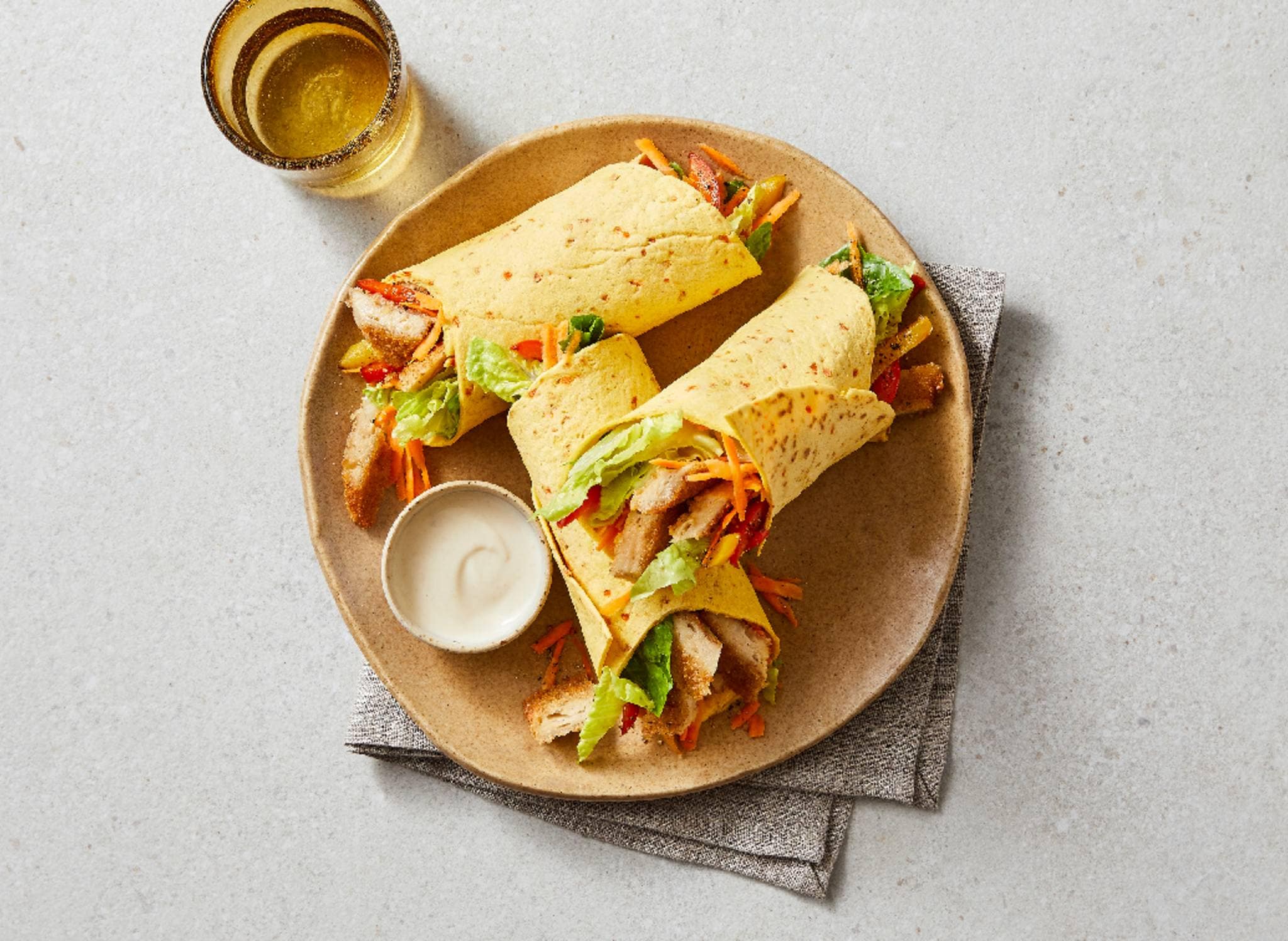 Groentewraps met vegetarische schnitzel recept Allerhande Albert Heijn