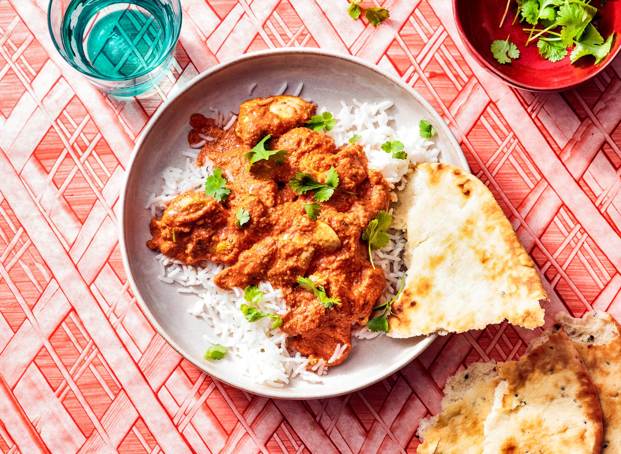 Butter chicken met rijst recept Allerhande Albert Heijn