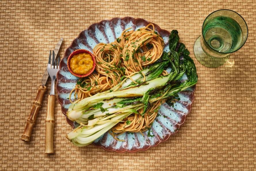 Surinaamse bami met paksoi-image