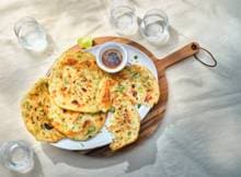 Deze typisch Chinese scallion pancakes (cong you bing) zijn hartig en knapperig.