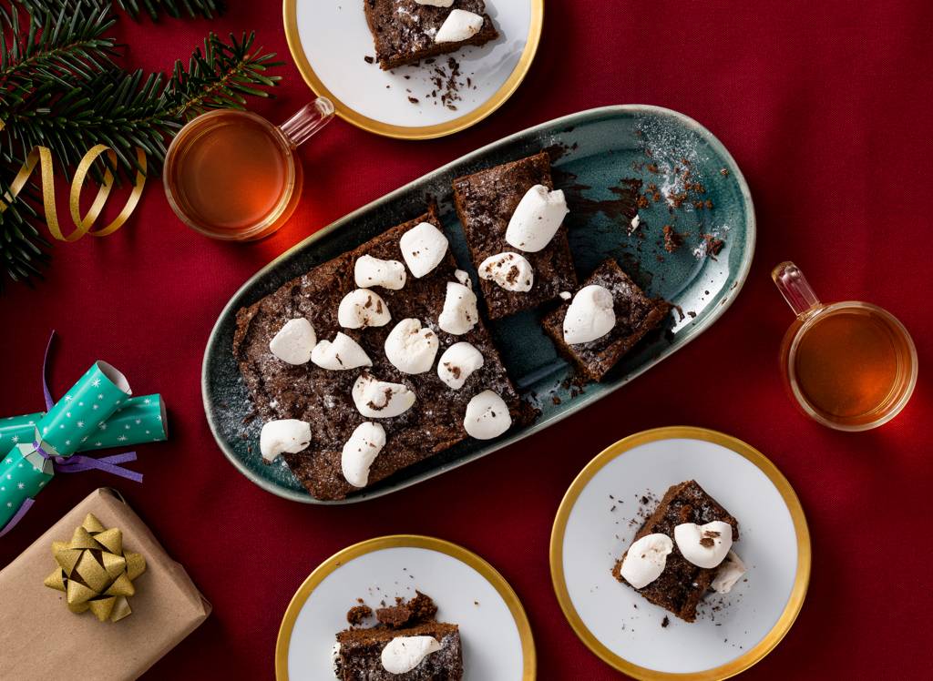 Vegan brownie met marshmallows van Judith van Bonusvegan recept