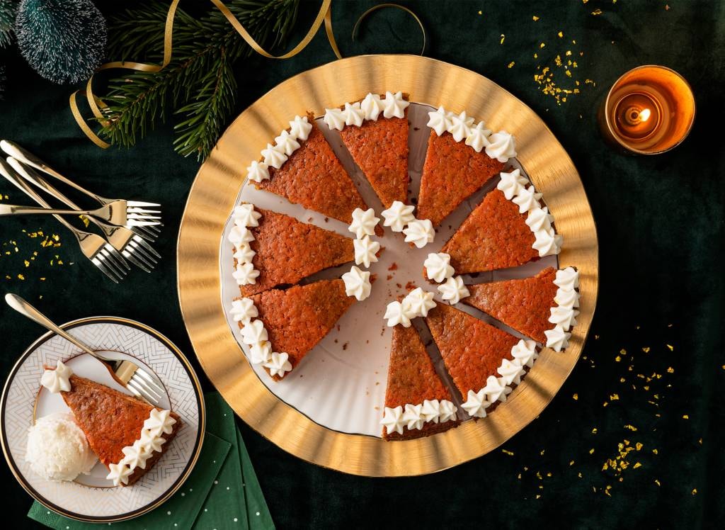 Vegan rode kerstmutscake van Trai van Trai Vegan