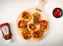 Koken met Heinz: rol jezelf de zevende hemel in met deze heerlijke pizzawheels.