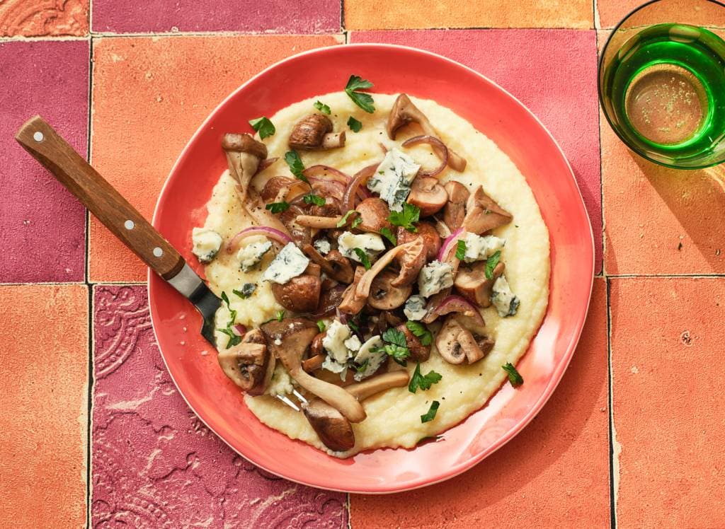 Polenta ai funghi recept Allerhande Albert Heijn