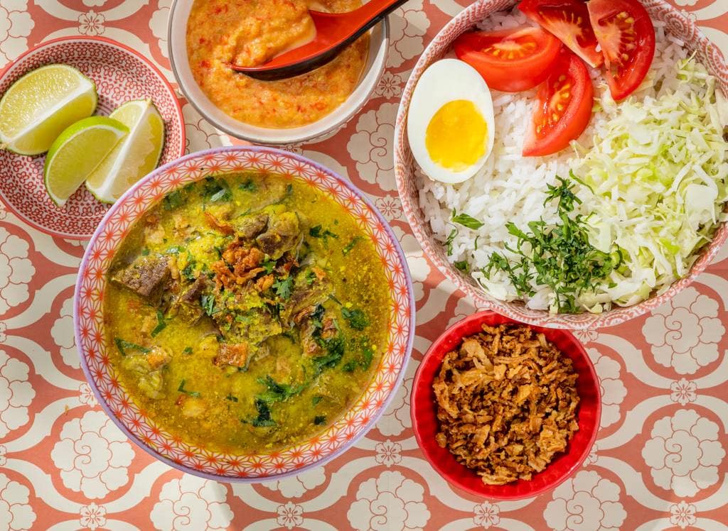 Soto Madura (Indonesische soep met rundvlees) recept Allerhande