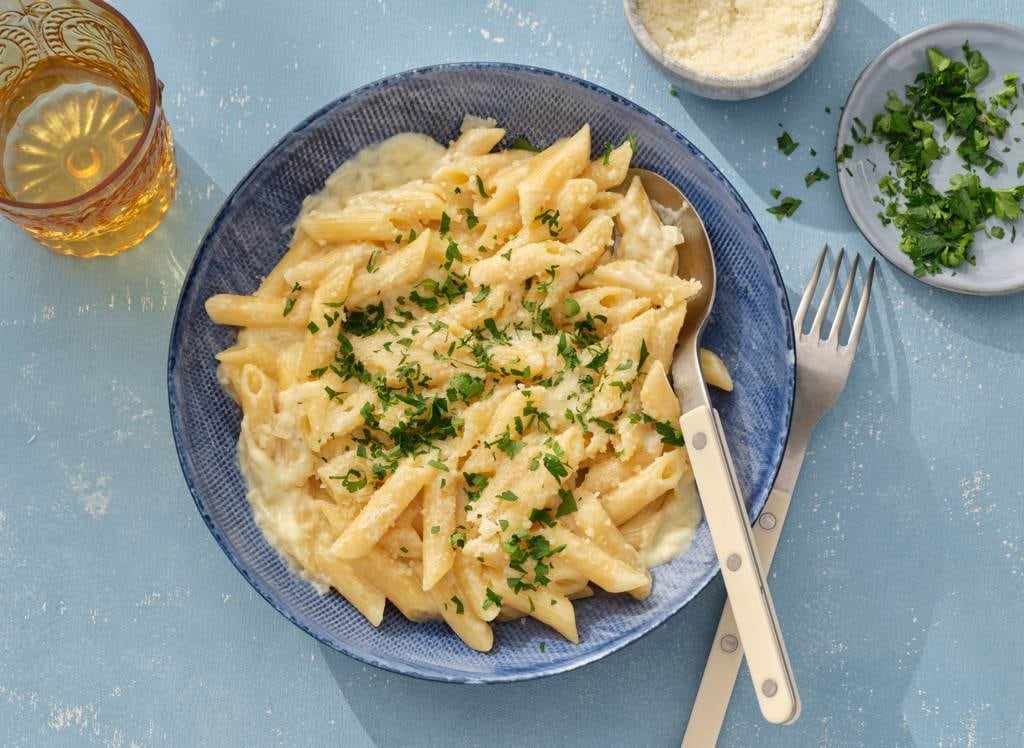 pasta witte saus recept allerhande albert heijn belgië