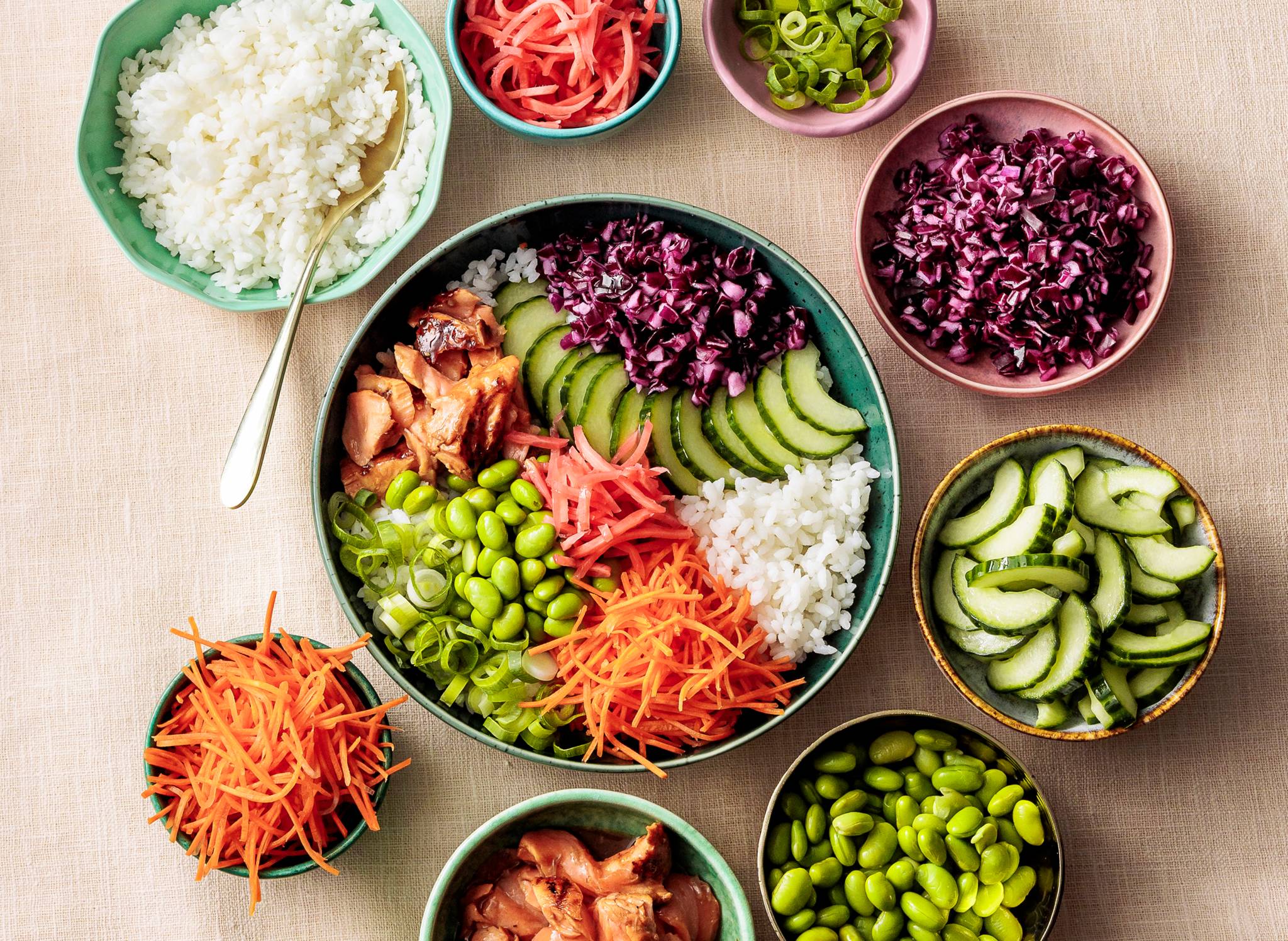 Poke Rice Stack Saitaku Poke rice bestellen | Albert Heijn