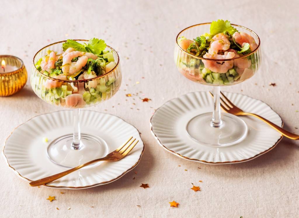 Vegan Garnalencocktail Met Zeewiersalade Recept Allerhande Albert Heijn