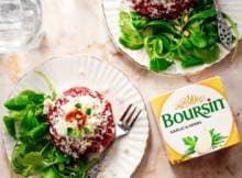 Carpacciobonbon met Boursin Knoflook & Fijne Kruiden (advertentie)