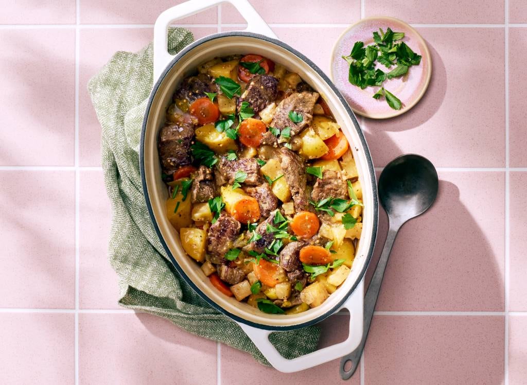 Runderstoofpot met wintergroenten