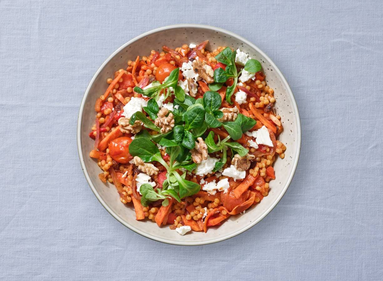 Ah Verspakket Groentestoof Met Geitenkaas En Beluga Linzen Recept Allerhande Albert Heijn Belgi