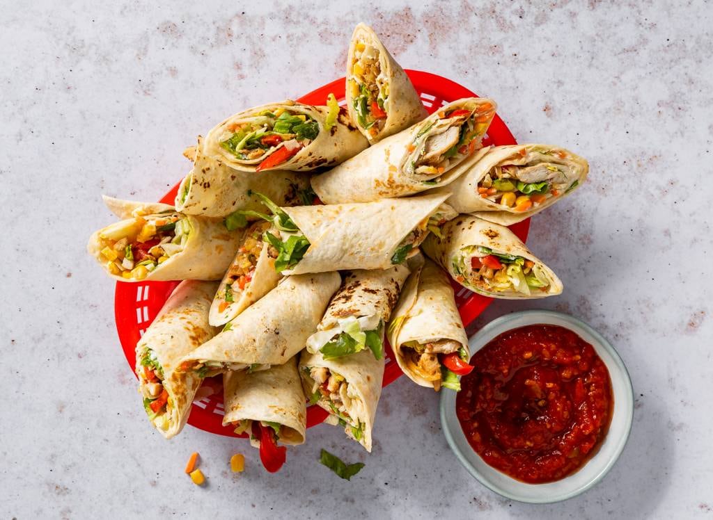 mexicaanse wraps met kip en mais recept Allerhande Albert Heijn België