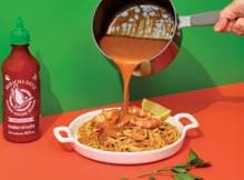 Koken met Flying Goose: Probeer deze pittige sriracha-citroenpasta met garnalen en geef je avond een heerlijke kick! 