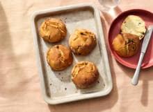 Glutenvrije krentenbollen