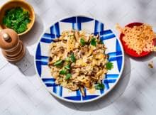 Risotto komt uit Noord-Italië en wordt gemaakt met riso arborio (rijstsoort), die voor een romige textuur zorgt. Porcini (eekhoorntjesbrood) zijn een echte delicatesse in Italië en passen prima bij een risotto.