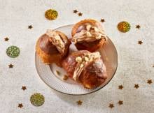 Chocolade-hazelnootoliebollen