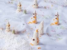 Deze besneeuwde kerstboompjes zijn supermakkelijk om te maken maar maken ongekende indruk op de (kinder)kersttafel!