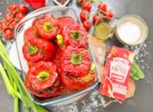 Gevulde paprika van Heinz (advertentie)