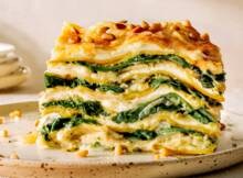 Lasagne met spinazie en ricotta uit de airfryer