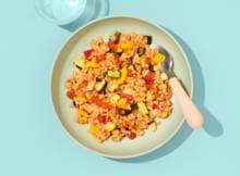 Volkorencouscous met gegrilde groenten van Kindergarden