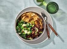 Stoofvlees met hoisin en udonnoedels