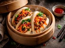 Bao buns met kip en sriracha van Go-Tan (advertentie)