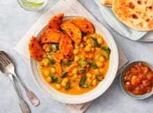 Korma met pompoen en spinazie van Patak’s (advertentie)