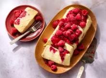 Semifreddo met frambozen