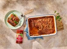 Melanzane di Parmigiana met tomaten-basilicumsaus (advertentie)