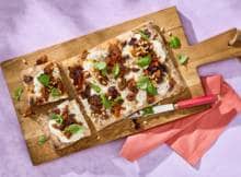 Pinsa met burrata